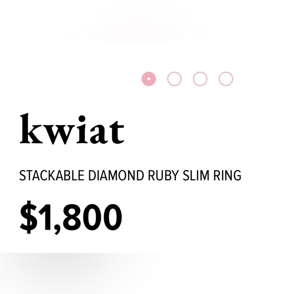 Kwiat Ruby Diamond Stack Ring - image 6